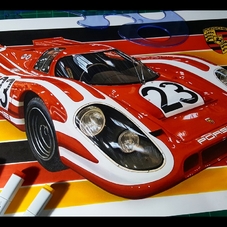 1970 Porsche 917K Salzburg Artwork Drawing - The Cartist