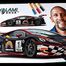 2022 Lamborghini Huracan GT3 Evo Artwork Drawing - The Cartist