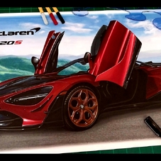 2025 McLaren 720s Drawing Artwork - The Cartist