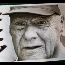 Niki Lauda Portrait Artwork Drawing - Clive Botha