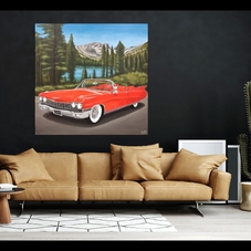1960 Cadillac Eldorado Pop Realism painting - The Cartist