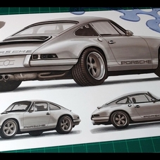 Singer Porsche 911 design sketches drawings renderings - The Cartist